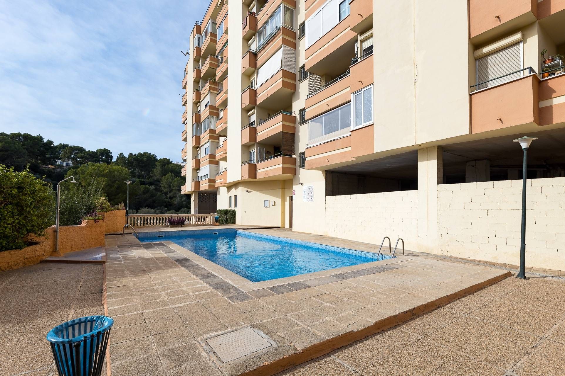 Swimming pool of Apartment for sale in  Palma de Mallorca  with Air Conditioner, Private garden and Terrace
