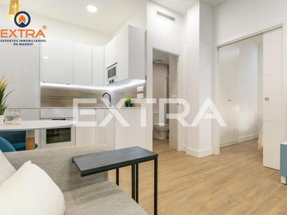 Living room of Flat to rent in  Madrid Capital  with Air Conditioner and Heating