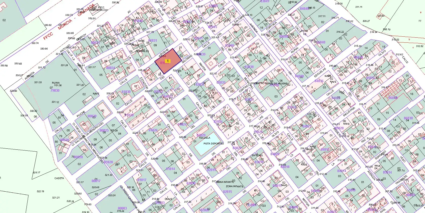 Exterior view of Buildings for sale in Lorca