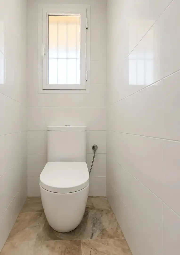 Bathroom of Houses for sale in Islantilla  with Private garden, Parquet flooring and Terrace