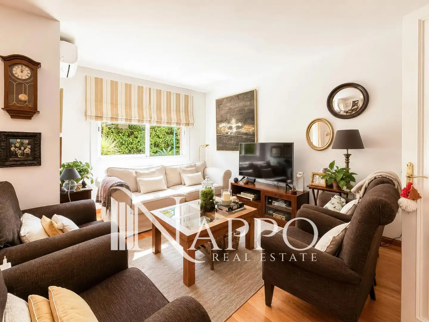 Sala de estar de Casa adosada en venta en  Palma de Mallorca con Aire acondicionado, Calefacción y Jardín privado