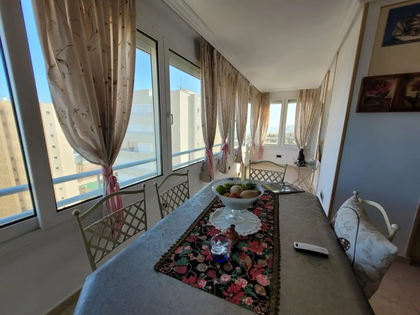 Esszimmer von Wohnungen zum Verkauf in Alicante / Alacant mit Klimaanlage, Privatgarten und Terrasse