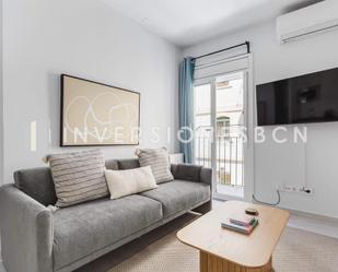 Living room of Flat to rent in  Barcelona Capital  with Air Conditioner and Heating