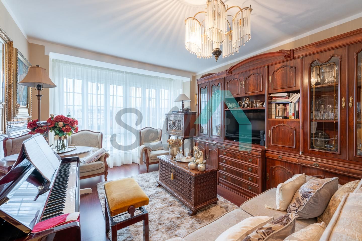 Living room of Flat for sale in Castropol  with Furnished