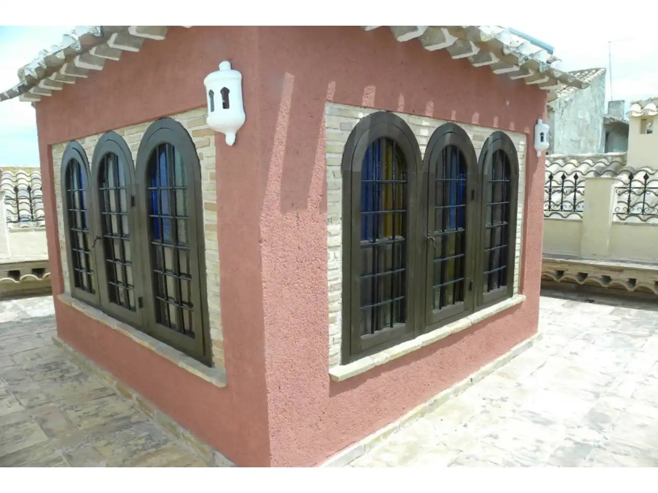 Vista exterior de Casa o xalet en venda en Vélez-Blanco amb Calefacció, Jardí privat i Terrassa