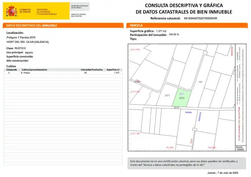 Terreny rústic en venda a Polígono siete 2020, imagen 3