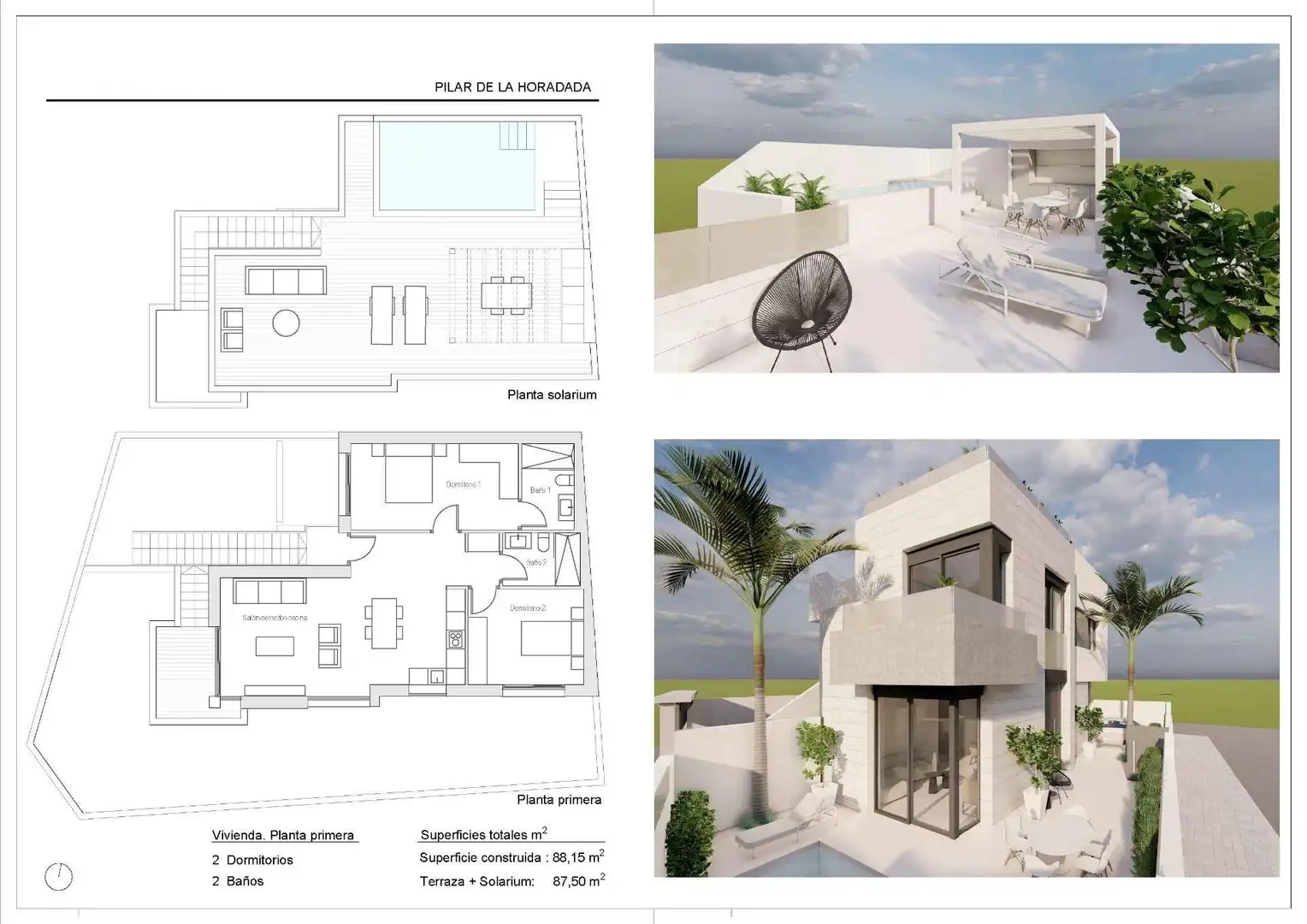 Casa o chalet en venta en Pilar de la Horadada con Aire acondicionado, Jardín privado y Terraza