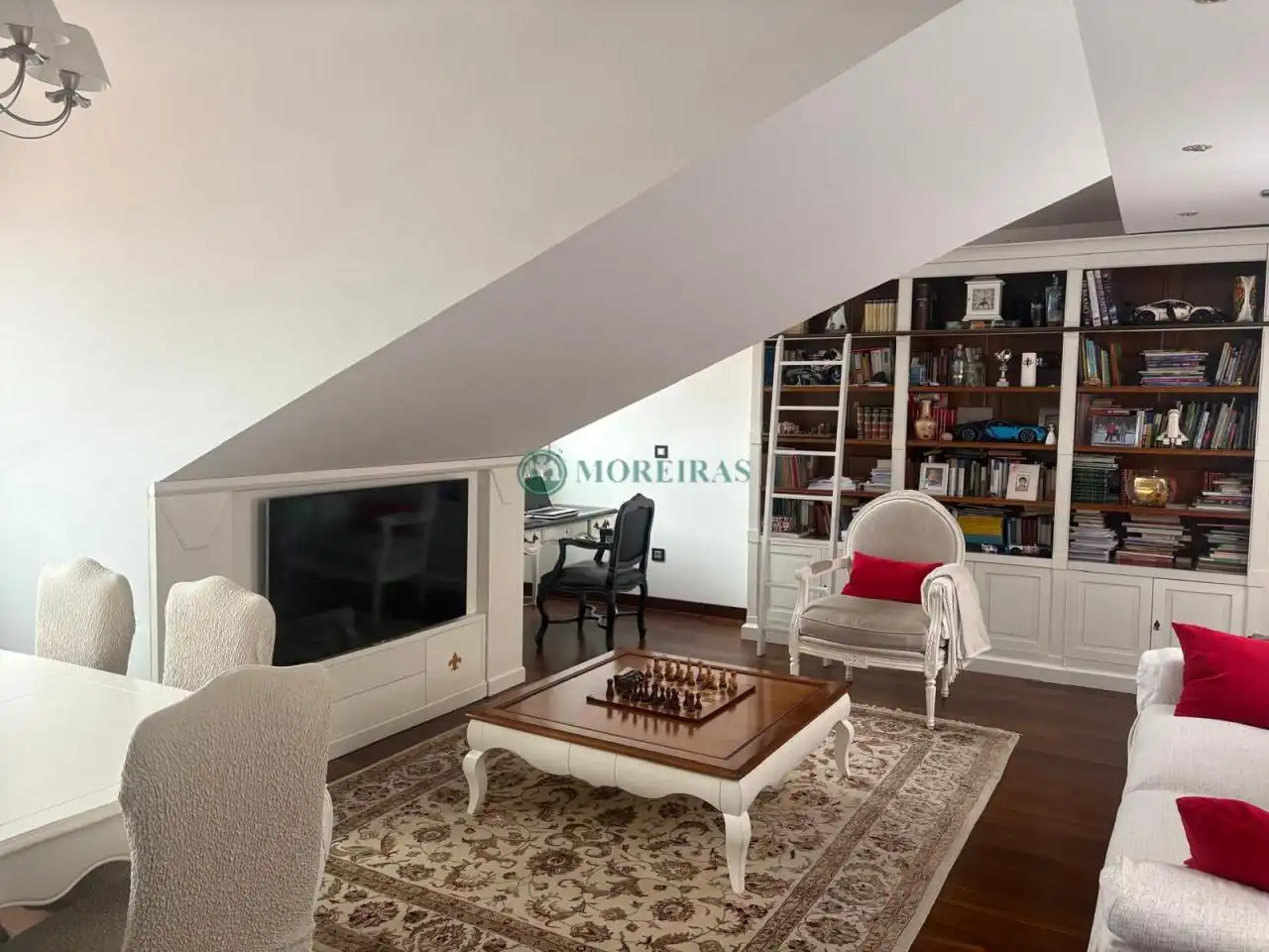 Sala de estar de Ático en venta en Ourense Capital  con Aire acondicionado, Calefacción y Amueblado