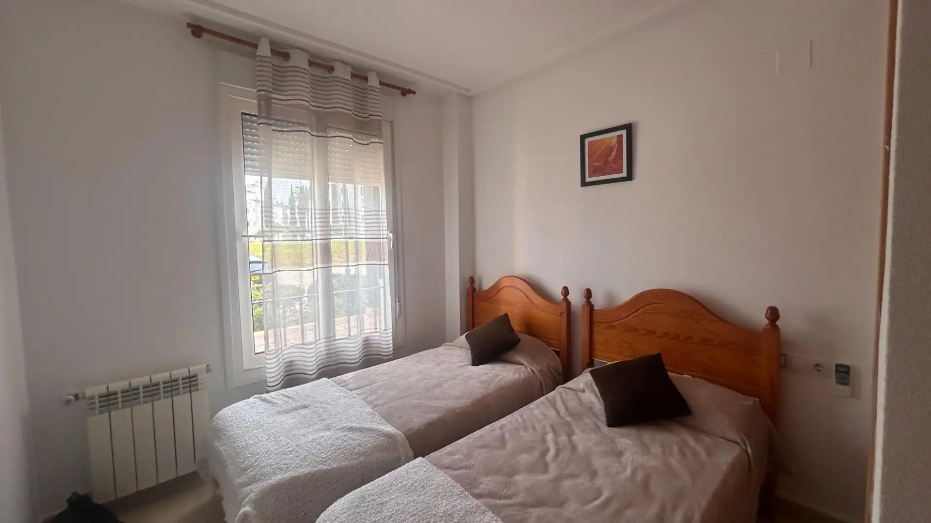 Schlafzimmer von Erdgeschoss zur Miete in Torre-Pacheco mit Klimaanlage, Heizung und Privatgarten