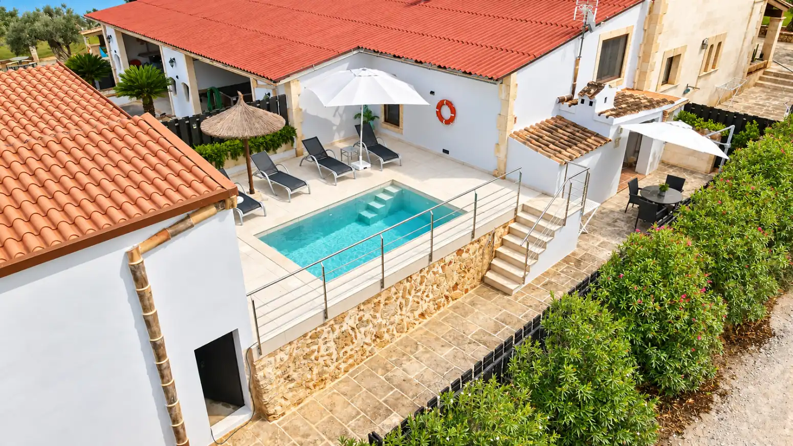 Reihenhaus mit Pool zur Miete in Santa Margalida - Carretera Santa Margalida