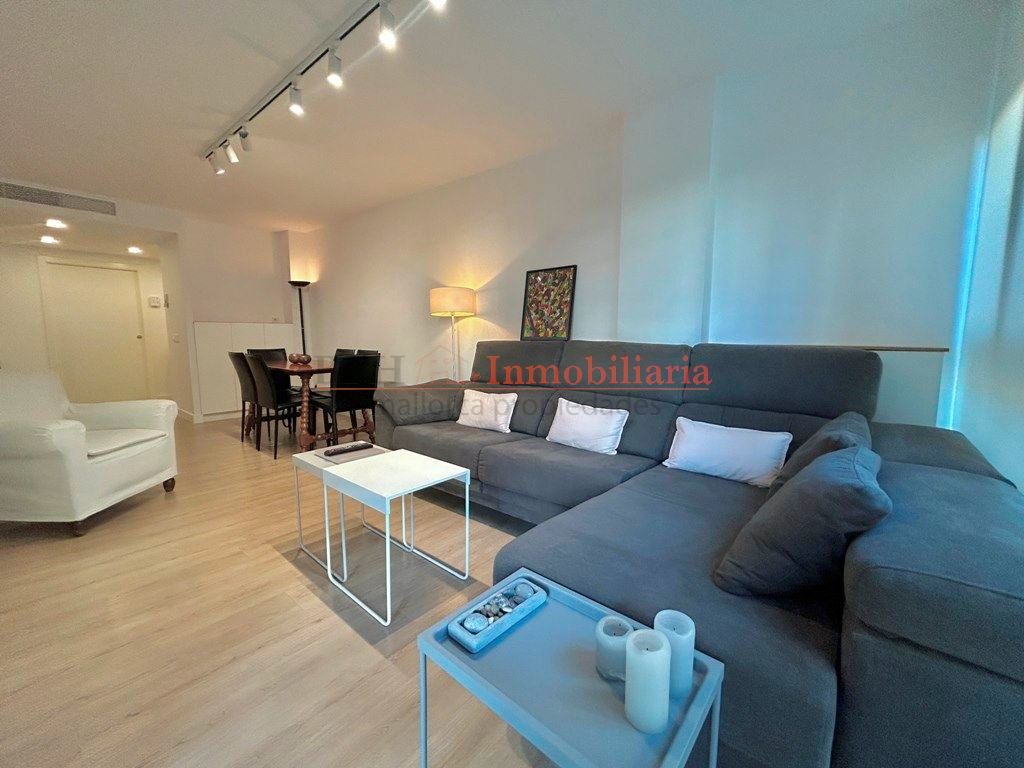 Living room of Flat for sale in  Palma de Mallorca  with Air Conditioner, Heating and Parquet flooring