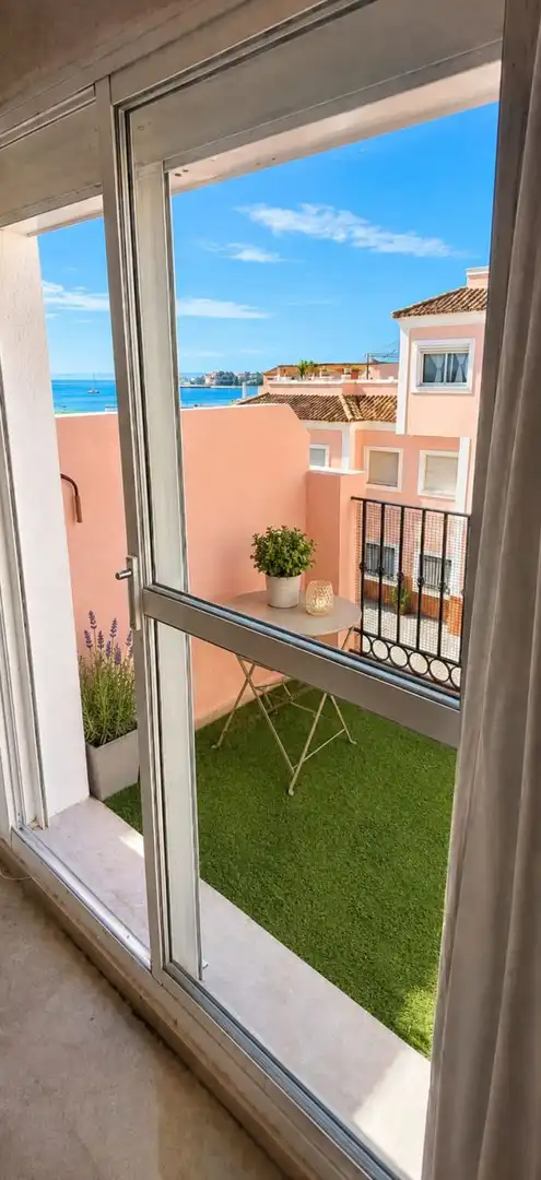 Balcony of Apartments for rent in Sotogrande  with Air Conditioner, Terrace and Community pool