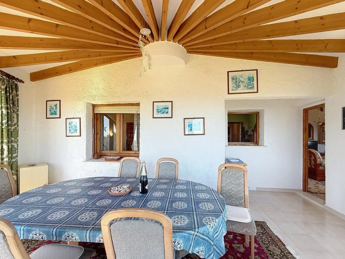 Comedor de Casa o chalet en venta en Benitachell / El Poble Nou de Benitatxell con Aire acondicionado, Calefacción y Jardín privado
