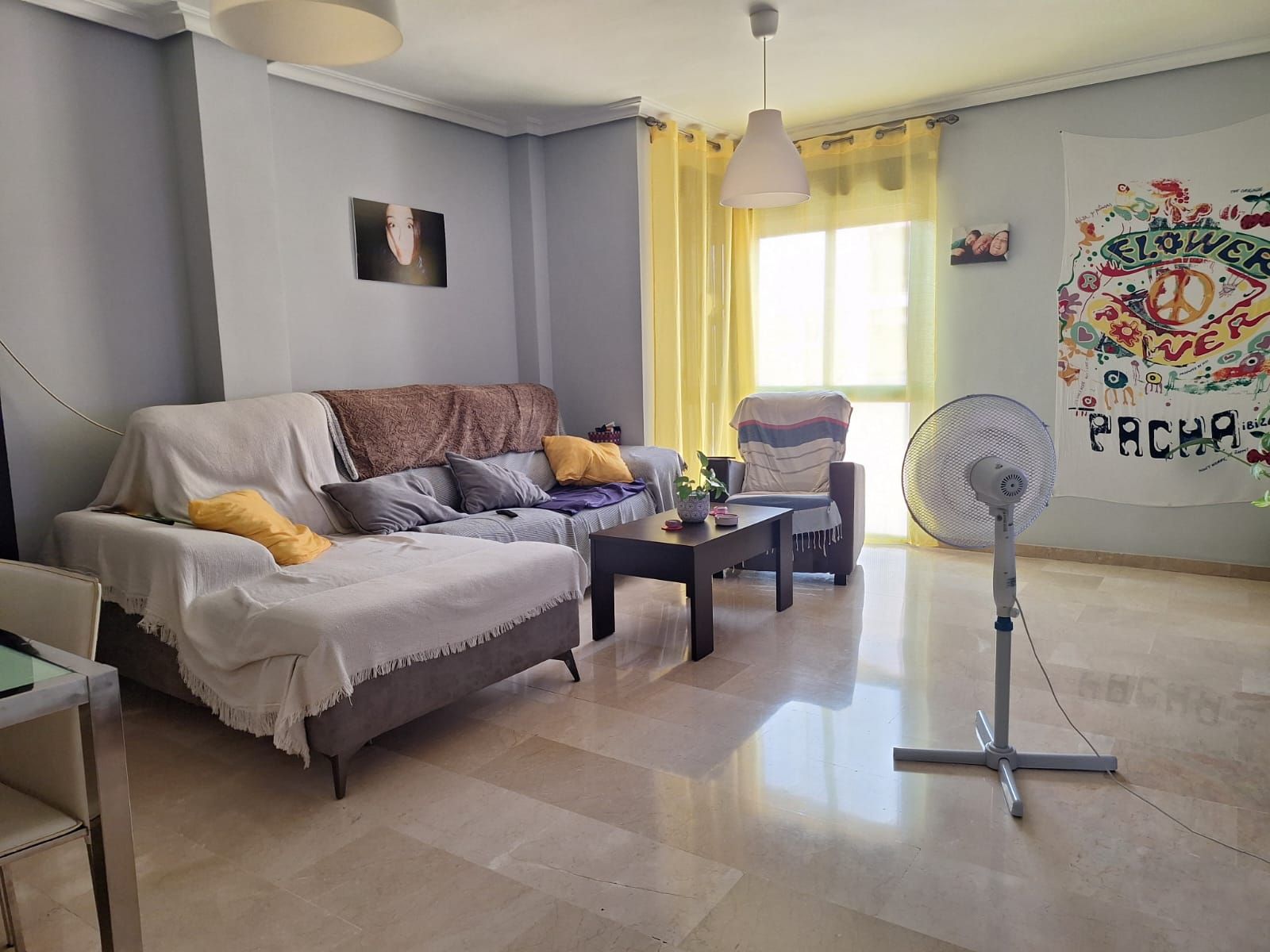 Living room of Flat for sale in Torredonjimeno  with Air Conditioner, Heating and Furnished