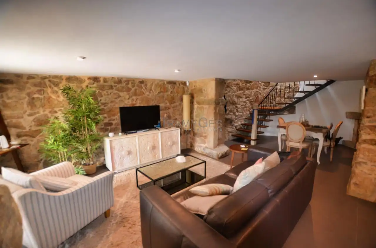 Sala d'estar de Casa o xalet en venda en O Rosal   amb Calefacció, Jardí privat i Terrassa