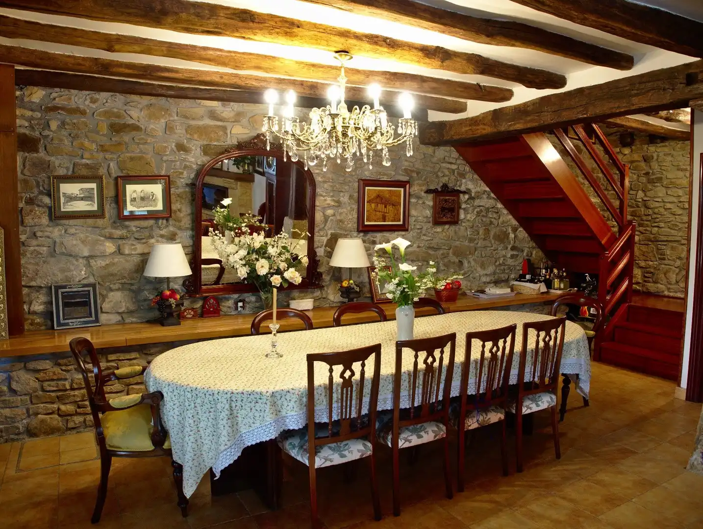 Menjador de Casa o xalet en venda en Orozko amb Terrassa i Moblat