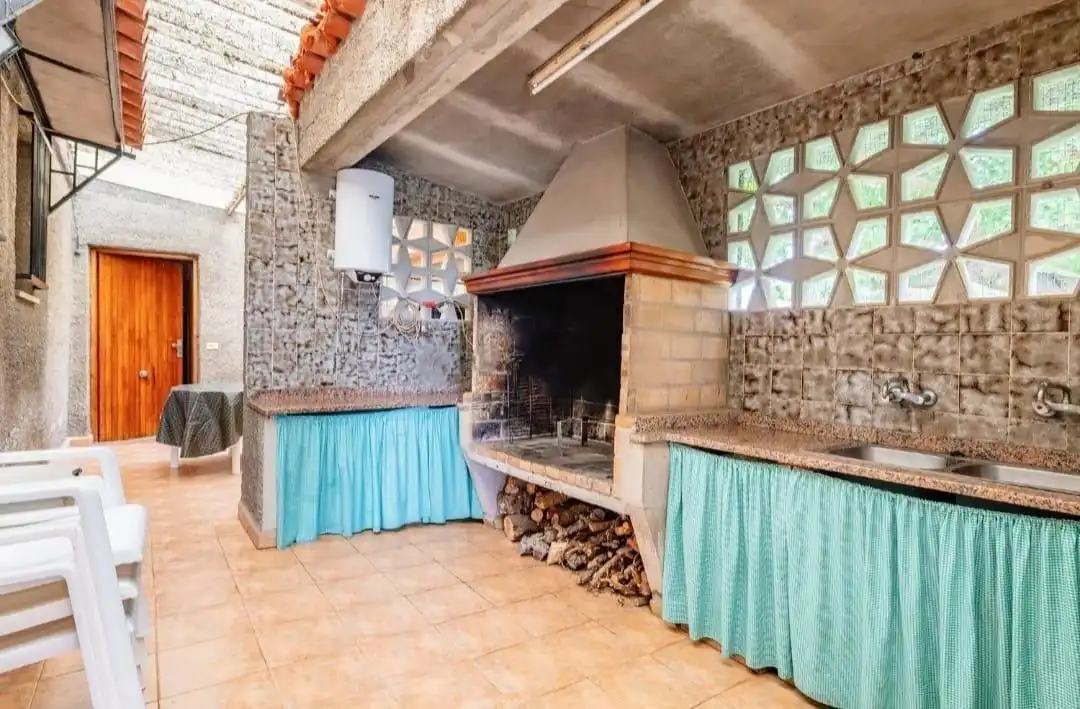 Cocina de Casa o chalet en venta en Castellón de la Plana / Castelló de la Plana con Jardín privado, Terraza y Piscina