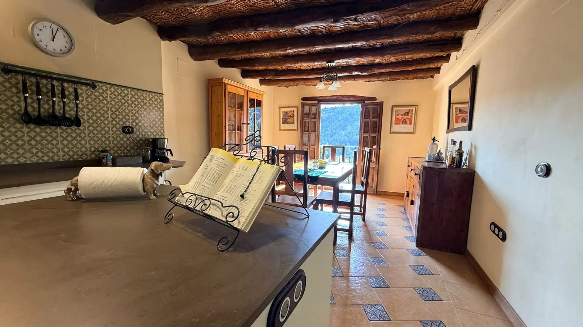 Comedor de Casa adosada en venta en Castellote con Calefacción, Terraza y Trastero