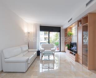 Living room of Apartment to rent in  Barcelona Capital  with Air Conditioner, Terrace and Balcony