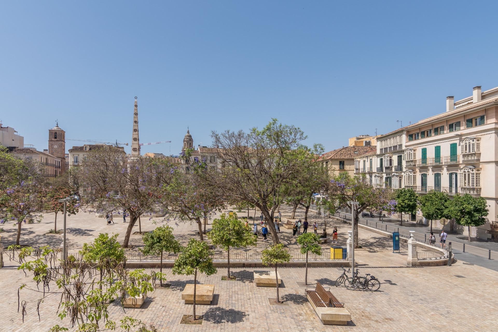 Vista exterior de Pis en venda en Málaga Capital amb Aire condicionat i Terrassa