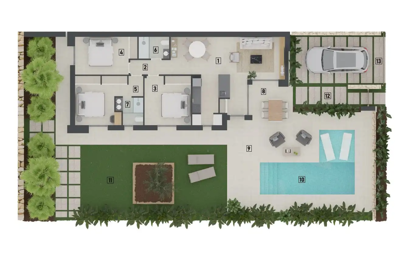 Casa amb piscina en venda a Finestrat Pueblo, imagen 10