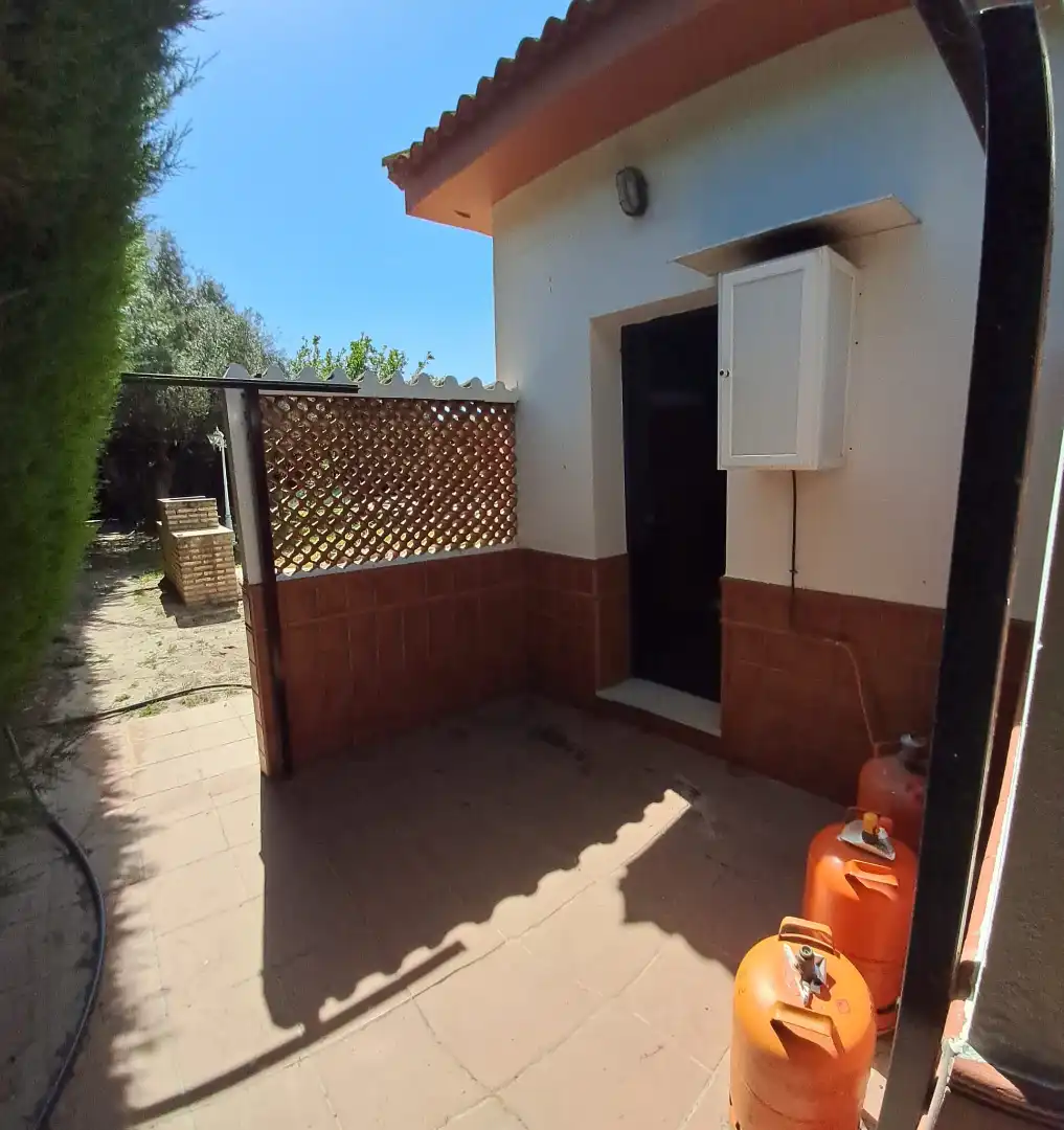 Jardín de Casa o chalet en venta en Palomares del Río con Aire acondicionado, Jardín privado y Terraza