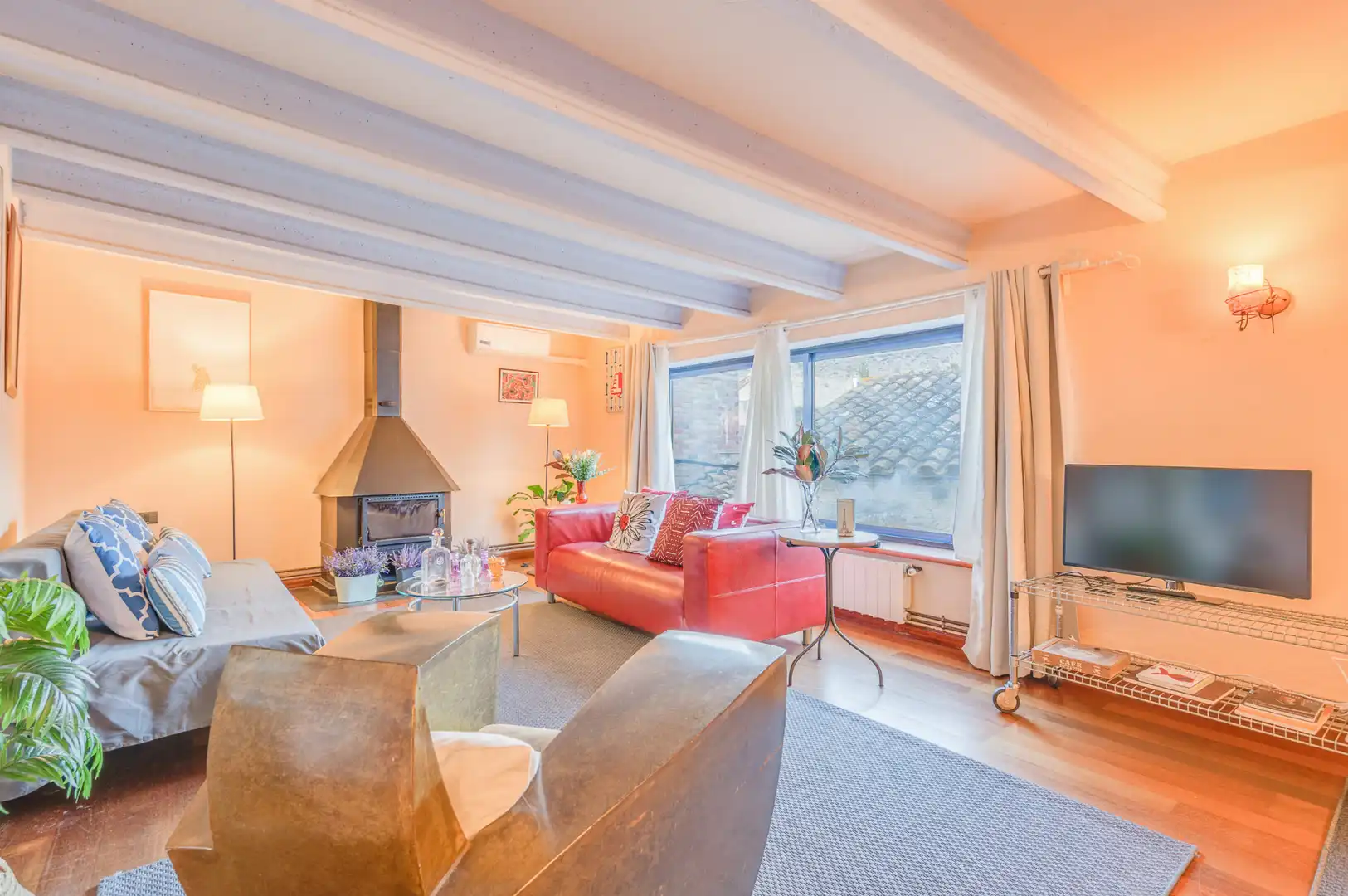 Sala d'estar de Casa adosada en venda en Ullà, Girona