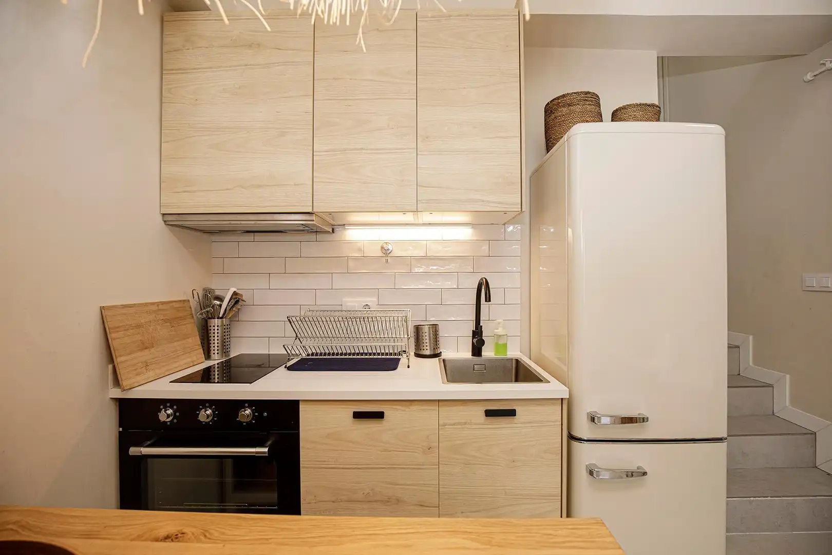 Cocina de Apartamento de alquiler en Pals