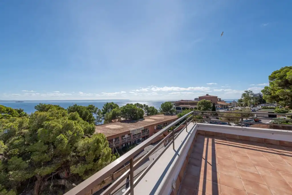 Terrasse von Dachboden zum Verkauf in Calvià mit Klimaanlage, Heizung und Terrasse