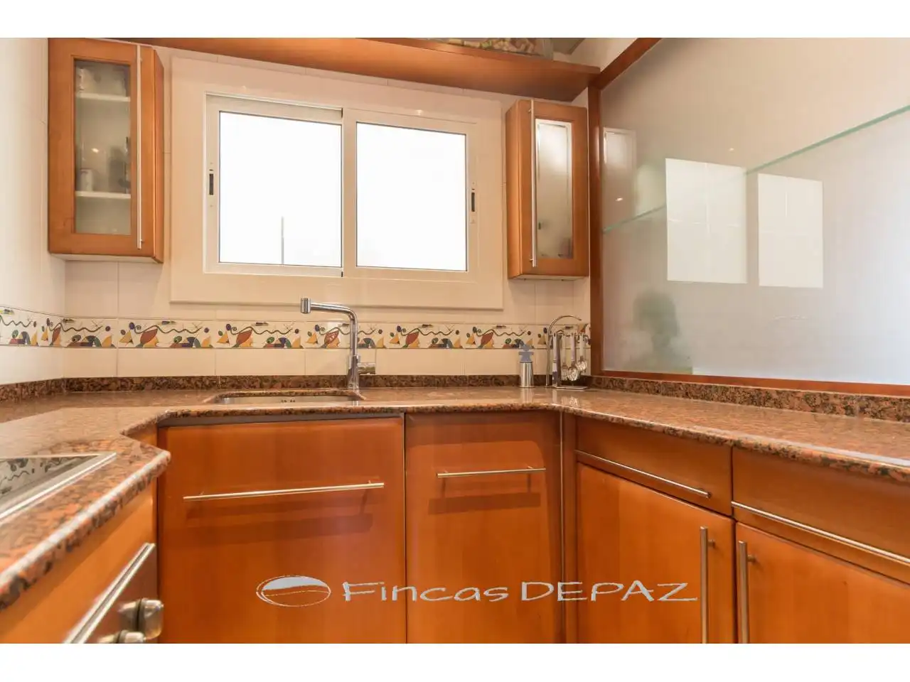 Cocina de Apartamento de alquiler en Castelldefels con Parquet, Terraza y Amueblado