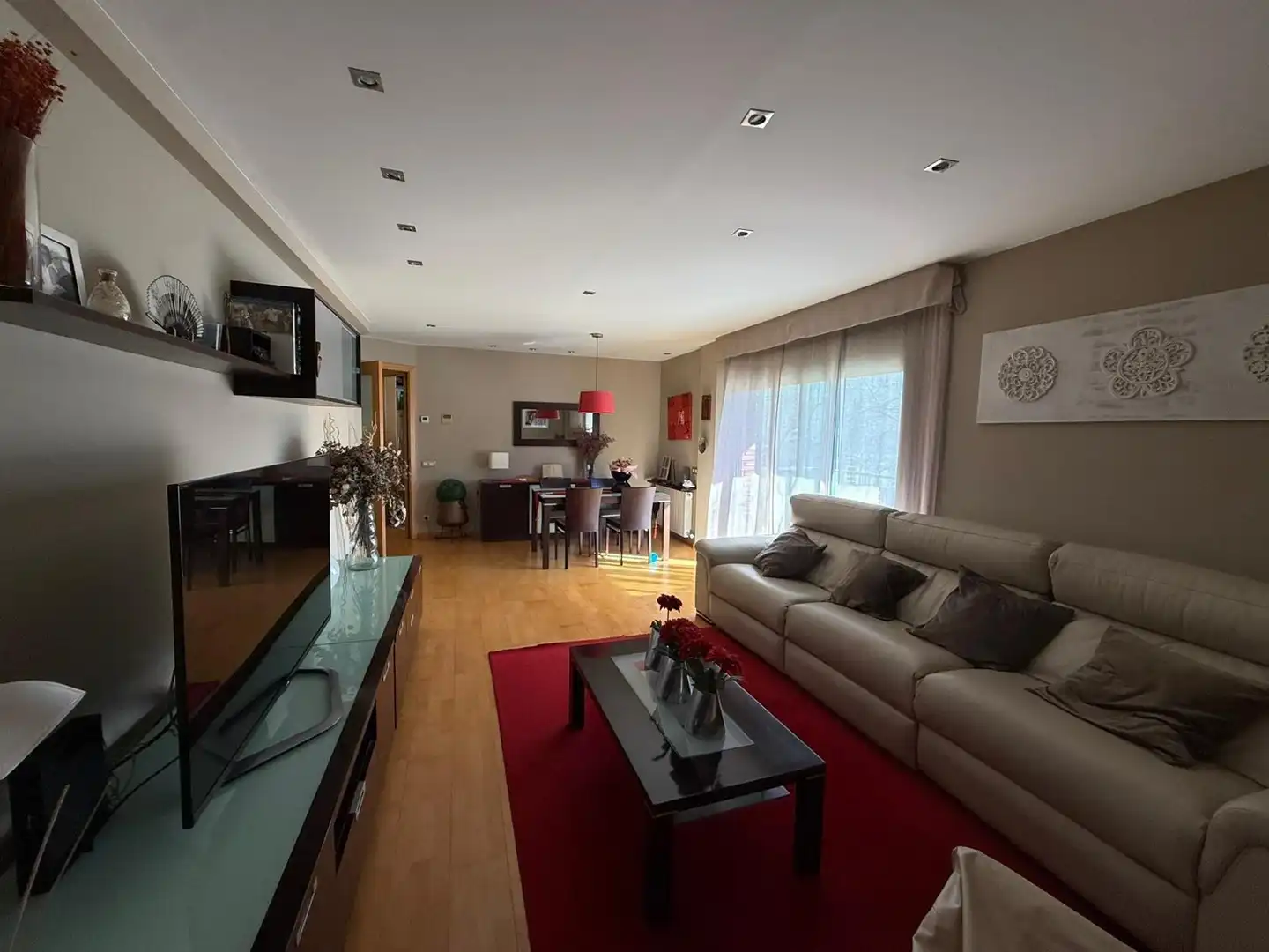 Sala d'estar de Apartament en venda en Barcelona amb Aire condicionat, Calefacció i Parquet