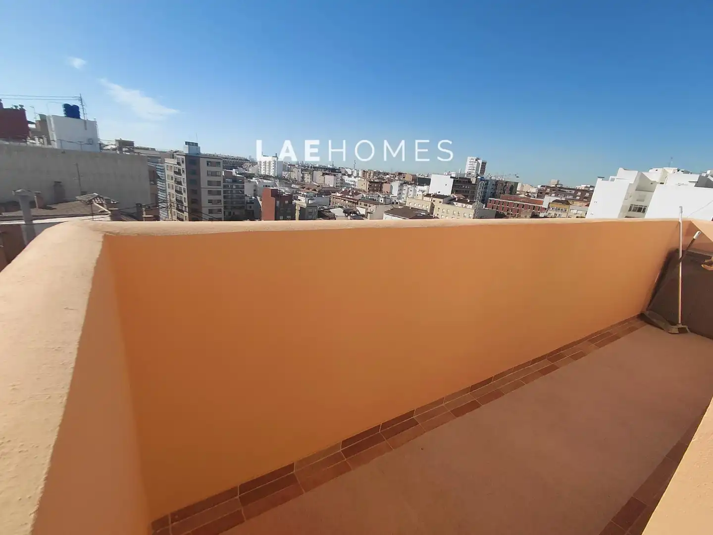 Terrassa de Àtic de lloguer en Castellón de la Plana / Castelló de la Plana amb Aire condicionat, Calefacció i Terrassa