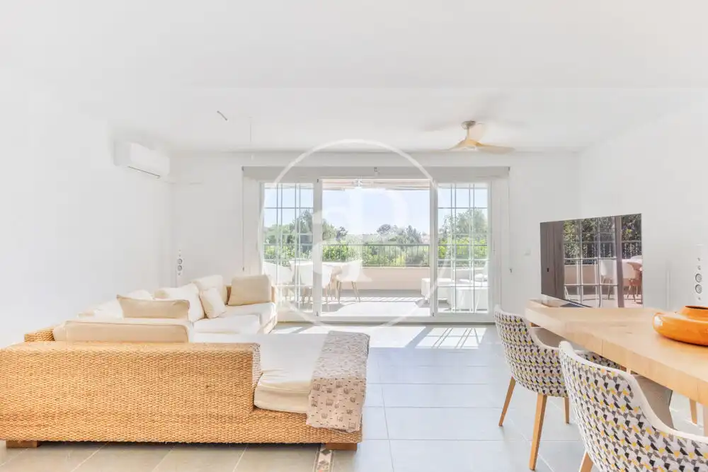 Sala de estar de Ático de alquiler en Bétera con Aire acondicionado, Calefacción y Jardín privado