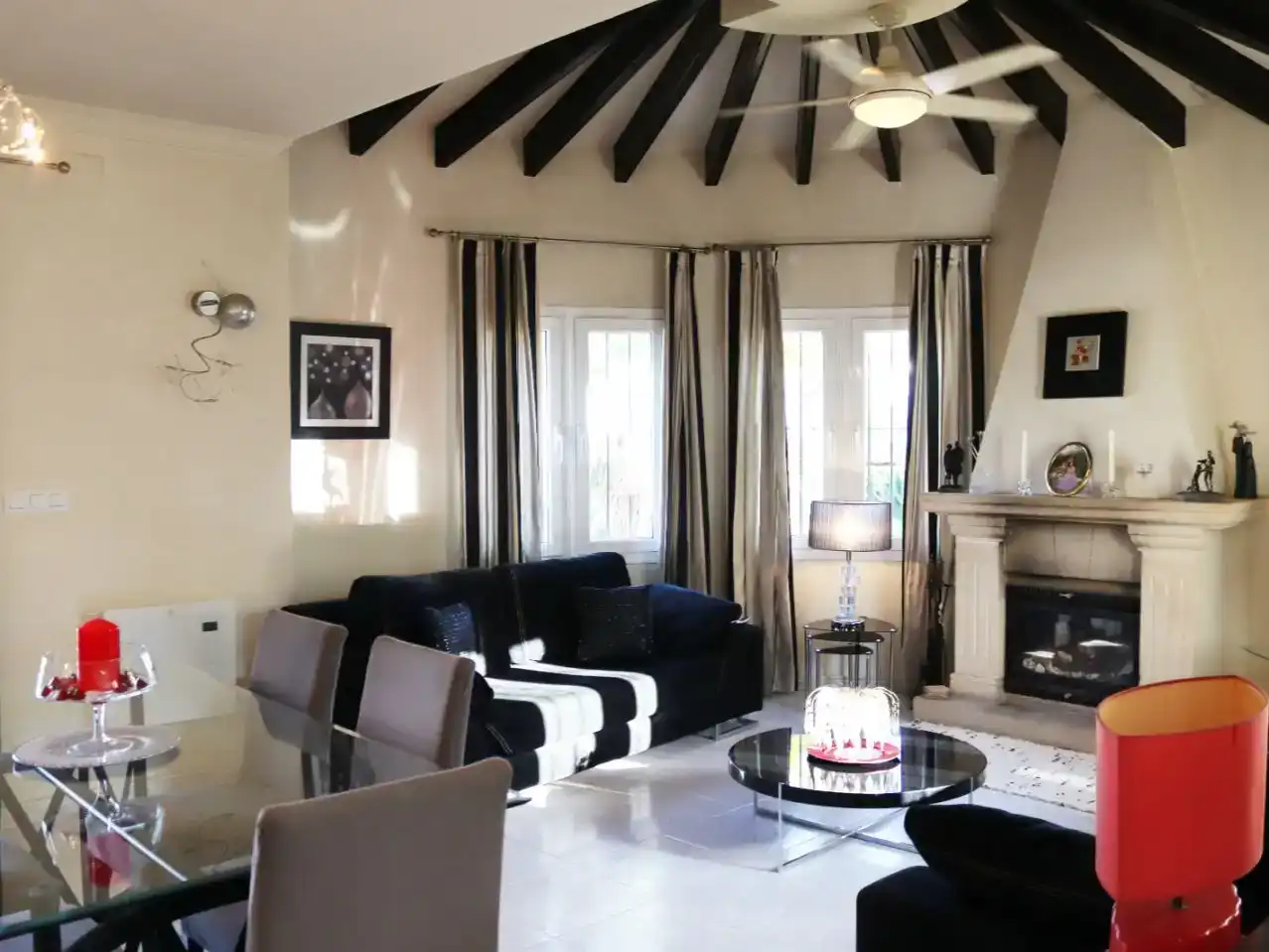 Living room of Houses for sale in Murla  with Air Conditioner