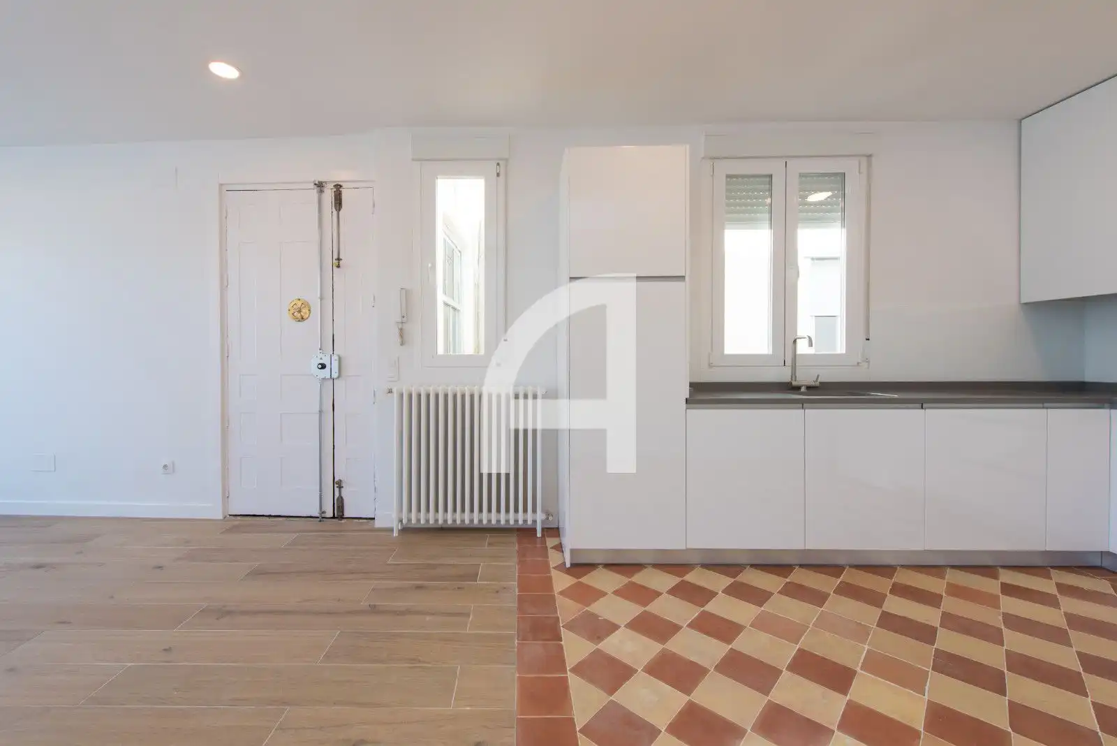 Kitchen of Attic for rent in Madrid  with Air Conditioner, Heating and Terrace