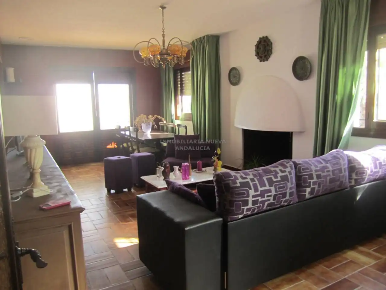 Sala de estar de Casa o chalet de alquiler en Almería con Terraza y Amueblado