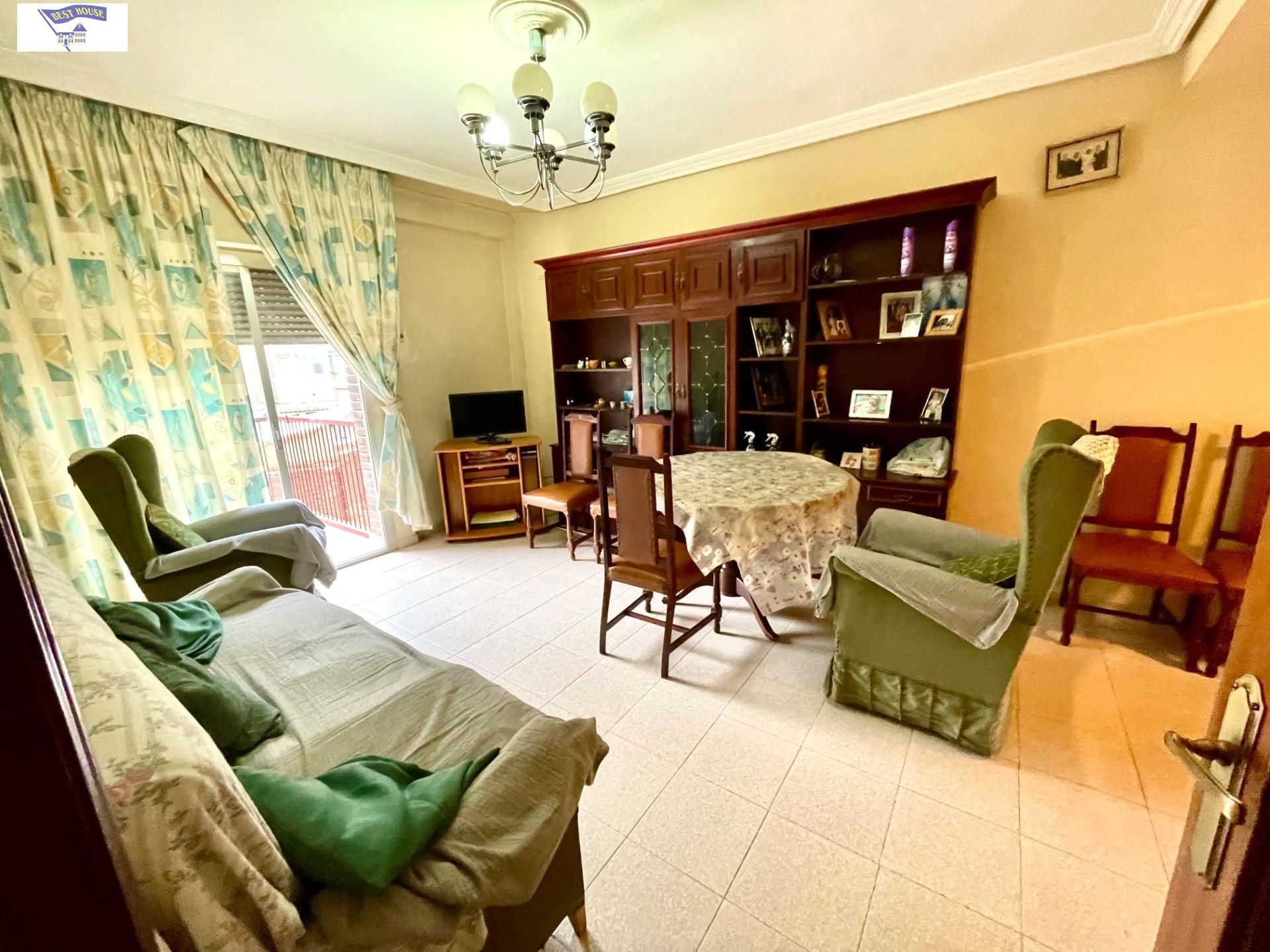 Living room of Flat for sale in  Albacete Capital  with Balcony