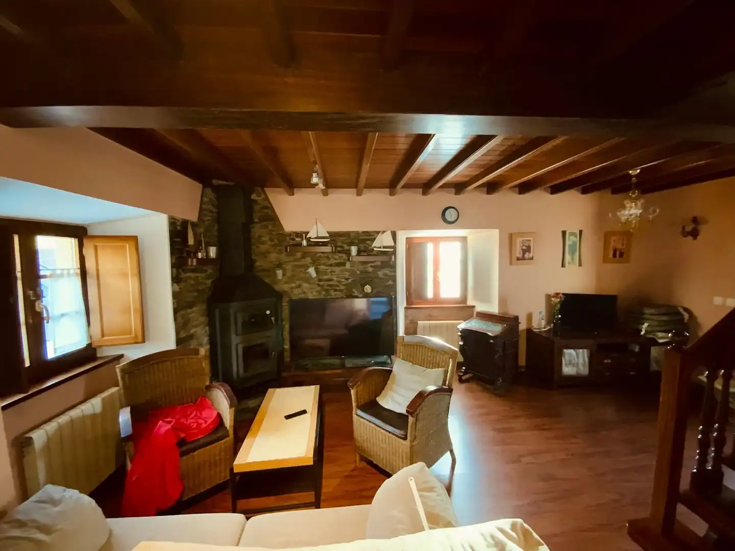 Living room of Houses for sale in Coaña  with Heating, Terrace and Storage room