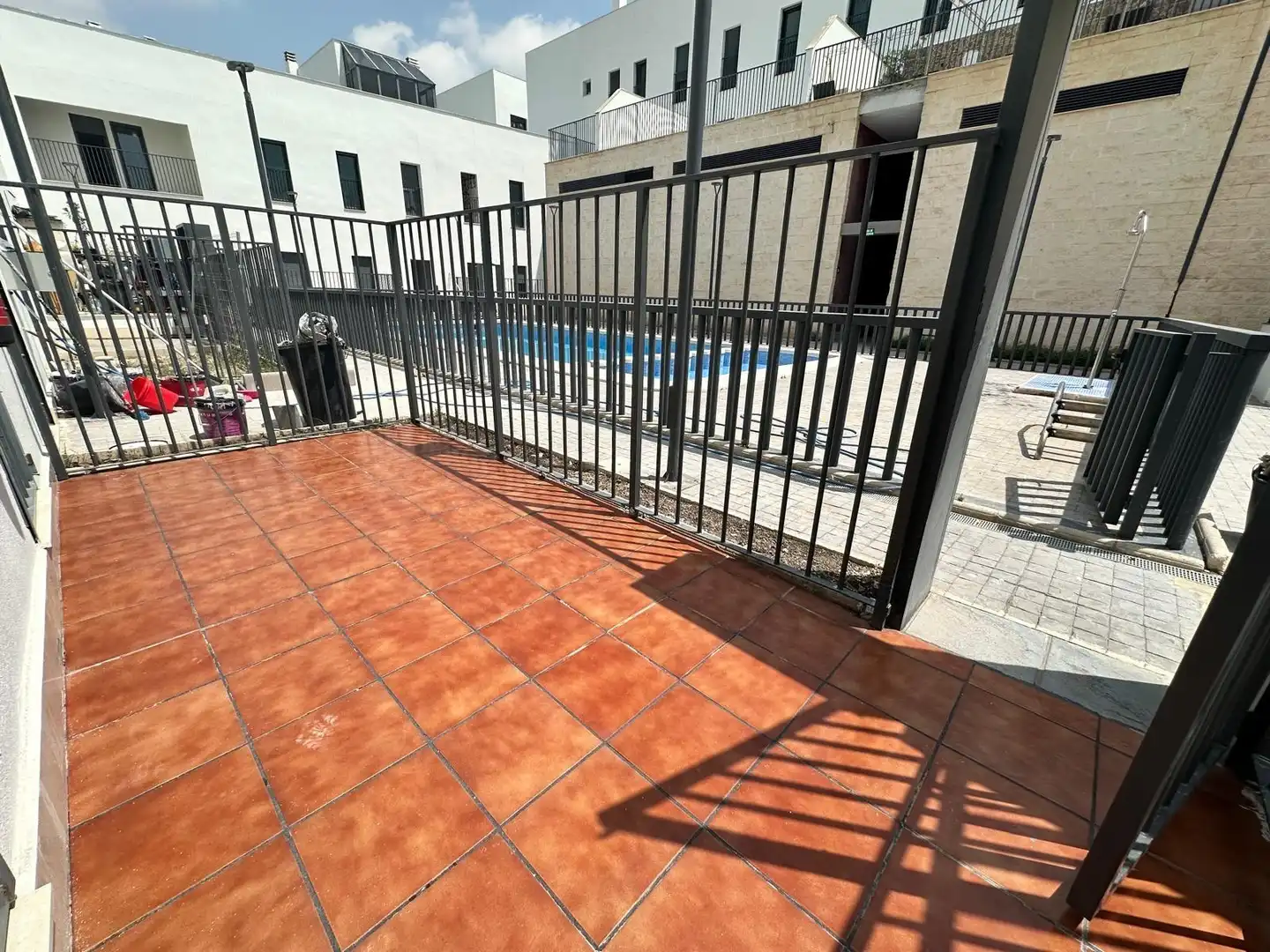 Terraza de Planta baja en venta en Fuente Álamo de Murcia con Aire acondicionado, Jardín privado y Terraza