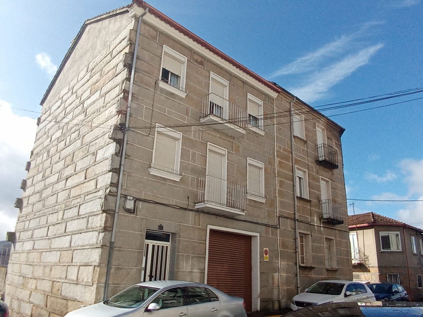 Exterior view of Single-family semi-detached for sale in Ourense Capital   with Private garden