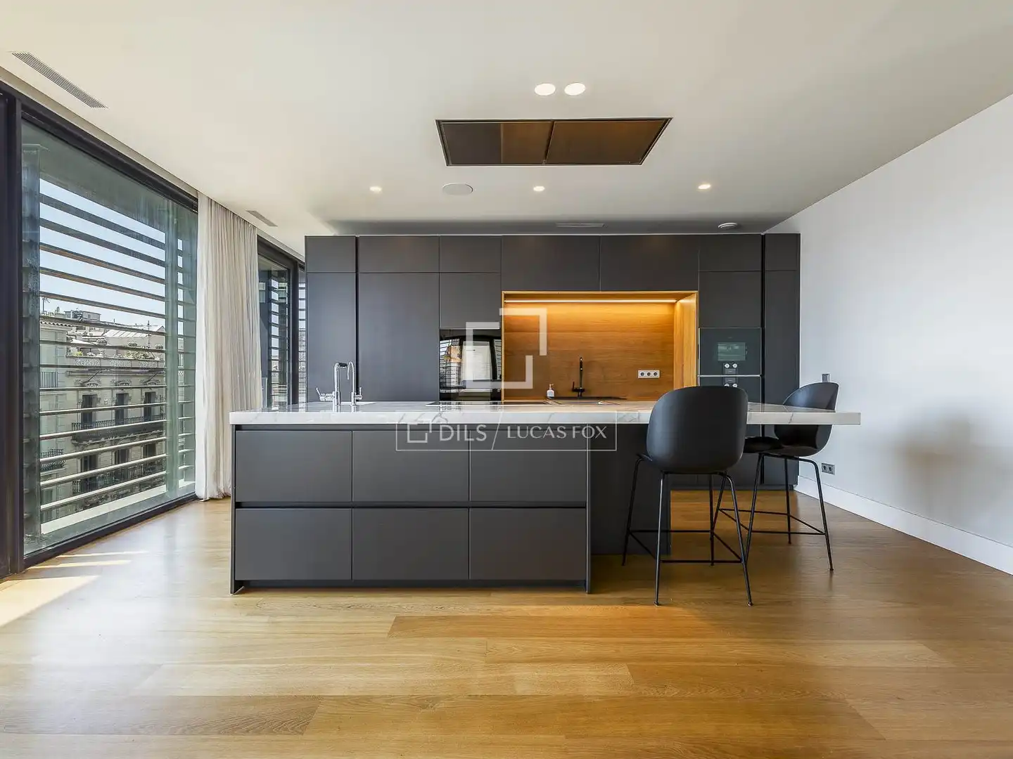 Cocina de Ático en venta en Barcelona con Aire acondicionado, Calefacción y Jardín privado