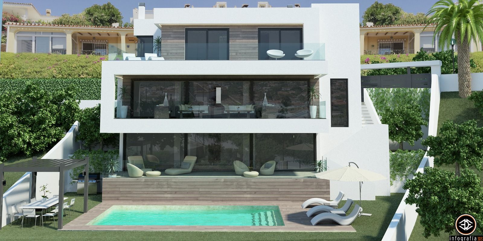 Vista exterior de Casa o xalet en venda en Benalmádena amb Moblat