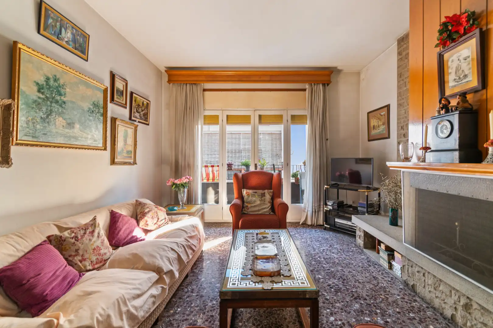 Sala de estar de Casa o chalet en venta en Badalona con Jardín privado, Terraza y Trastero