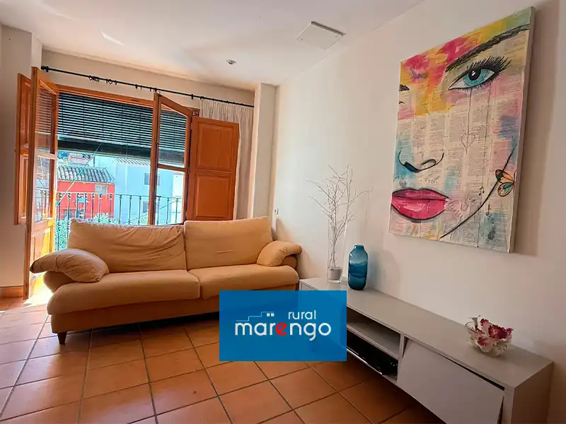 Sala d'estar de Casa o xalet en venda en Ayódar amb Calefacció, Terrassa i Moblat