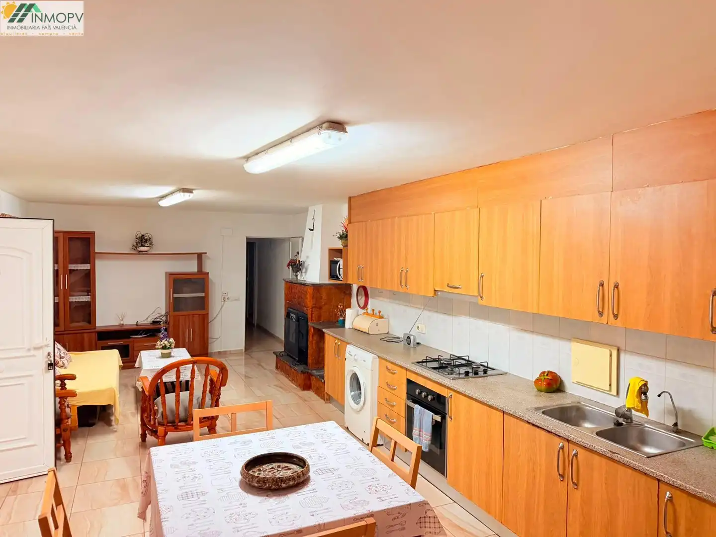 Cuina de Finca rústica en venda en Alcanar amb Aire condicionat, Jardí privat i Terrassa