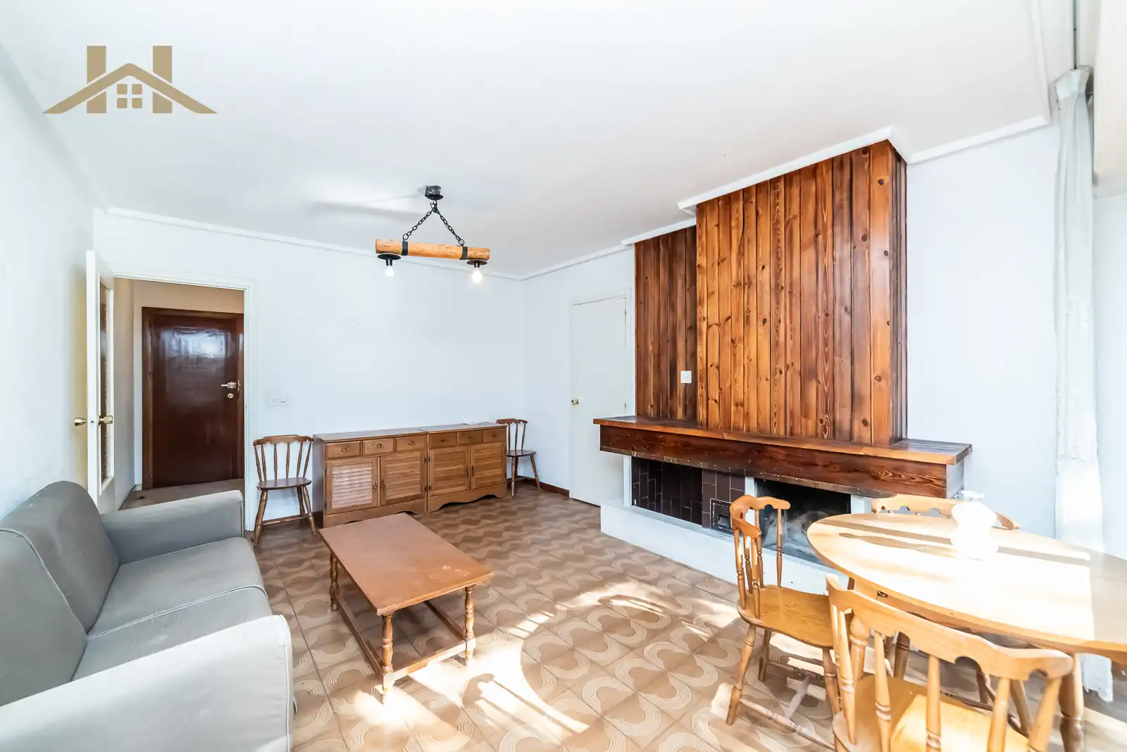 Sala d'estar de Pis en venda en San Lorenzo de El Escorial amb Calefacció, Parquet i Terrassa
