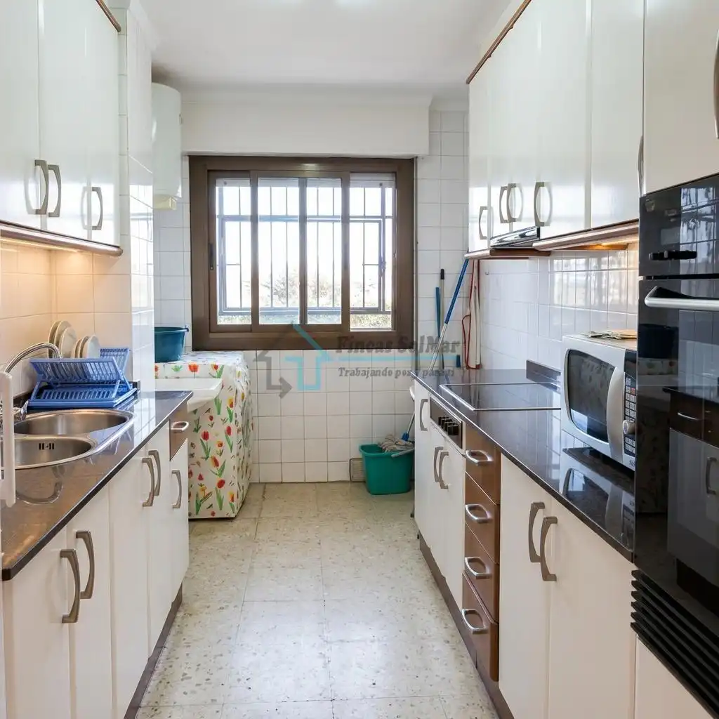 Cocina de Apartamento en venta en Castellón de la Plana / Castelló de la Plana con Amueblado