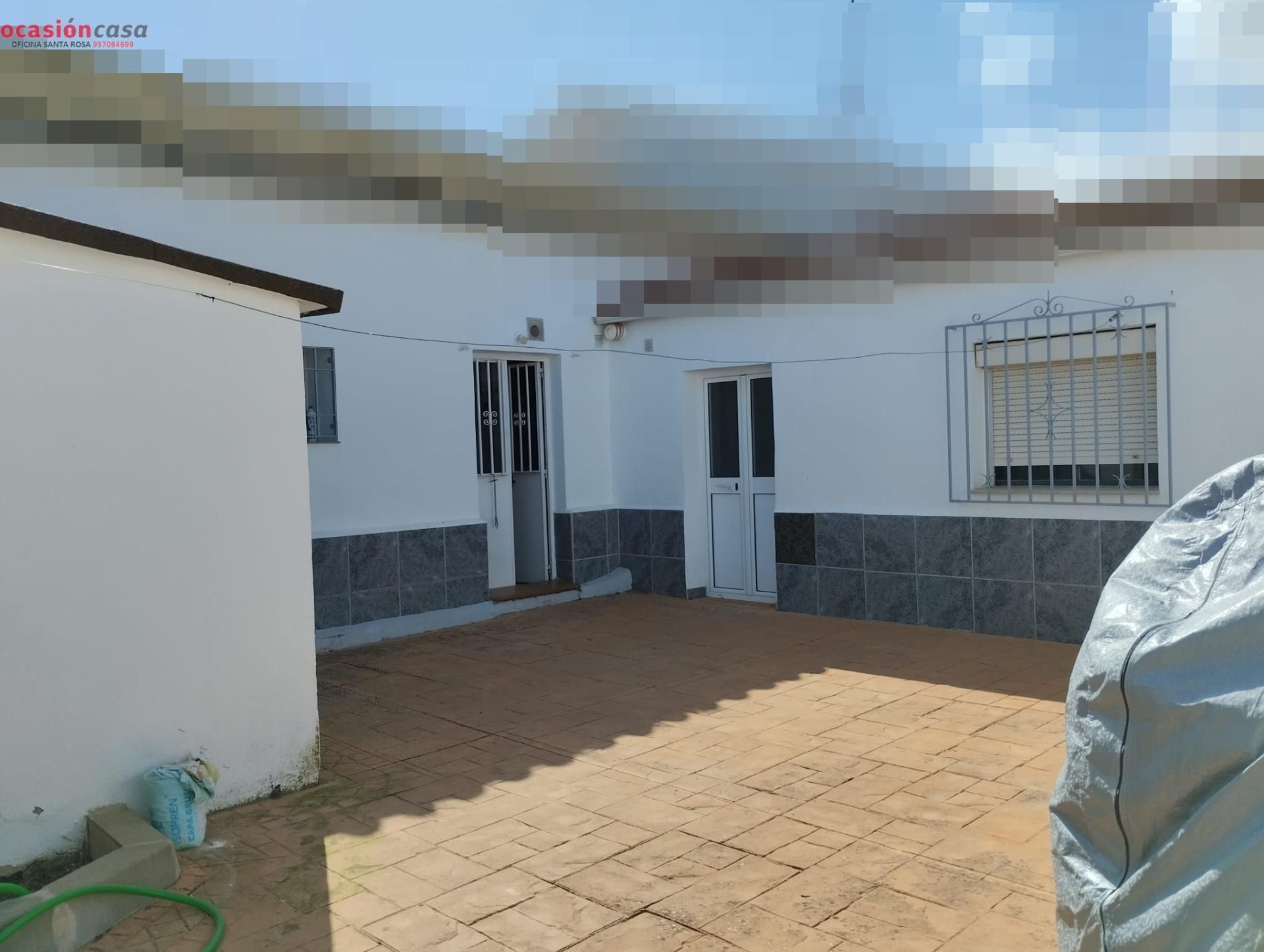 Exterior view of Single-family semi-detached for sale in Obejo  with Air Conditioner and Storage room