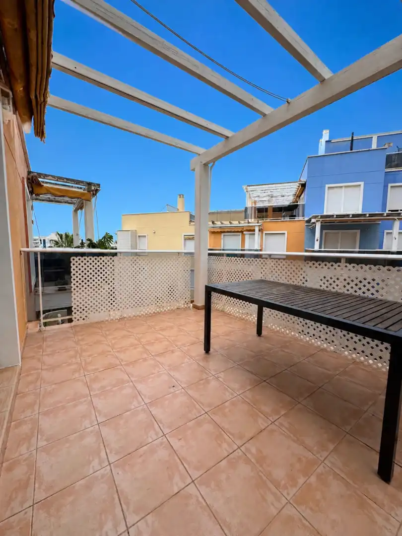 Terrassa de Apartament de lloguer en Cullera amb Aire condicionat, Terrassa i Moblat