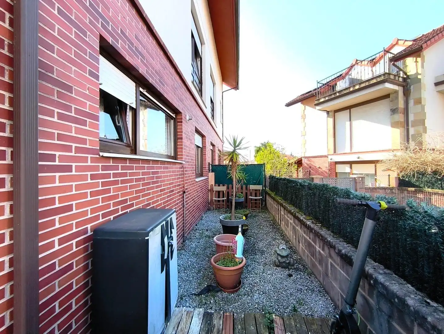 Terrassa de Casa adosada en venda en Santa María de Cayón amb Calefacció, Jardí privat i Terrassa